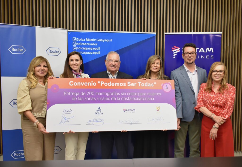 ROCHE |  Se firma alianza para impulsar campaña gratuita de prevención del cáncer de mama